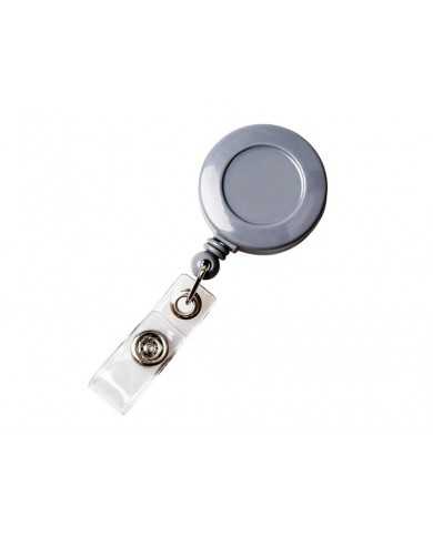 ID holder plateado