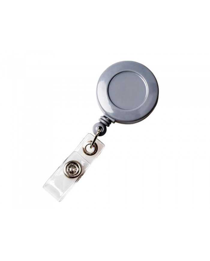 ID holder plateado