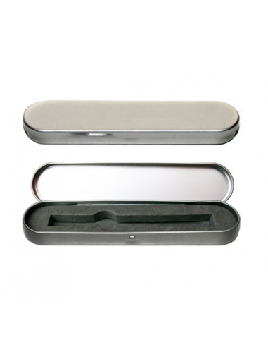 Estuche Metal Plateado