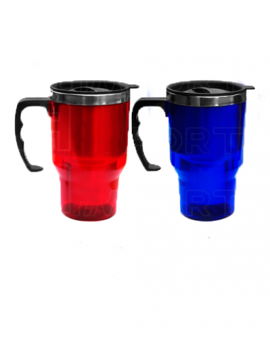 Mug Acrilico Traslucido Interior Metal