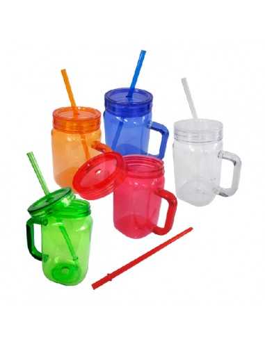 Jarro Plastico Mason Traslucido Jarro Plastico Mason Traslucido