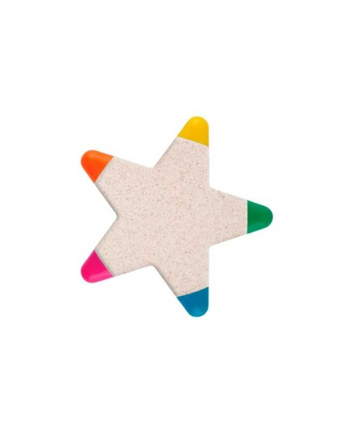 Resaltador fibra de trigo forma de estrella