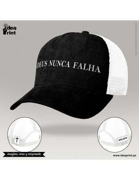 Gorra con malla personalizada para merchandising corporativo