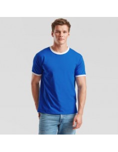 Polo Basico Personalizado Cuello Redondo color azul