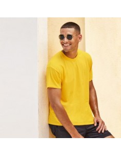 Polo Basico Personalizado Algodon Peinado 30/1 color amarillo