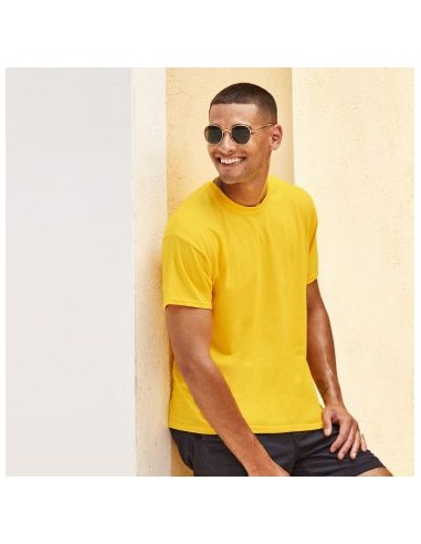 Polo Basico Personalizado Algodon Peinado 30/1 color amarillo