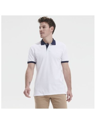 Polo Pique Personalizado con cuello y mangas de color