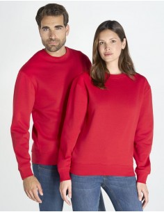 Polera Cuello Redondo Personalizada de Algodon color rojo