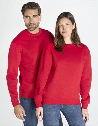 Polera Cuello Redondo Personalizada de Algodon color rojo