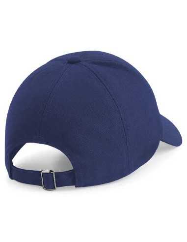 Gorra Drill 6 Paneles Personalizada azul con cierre ajustable